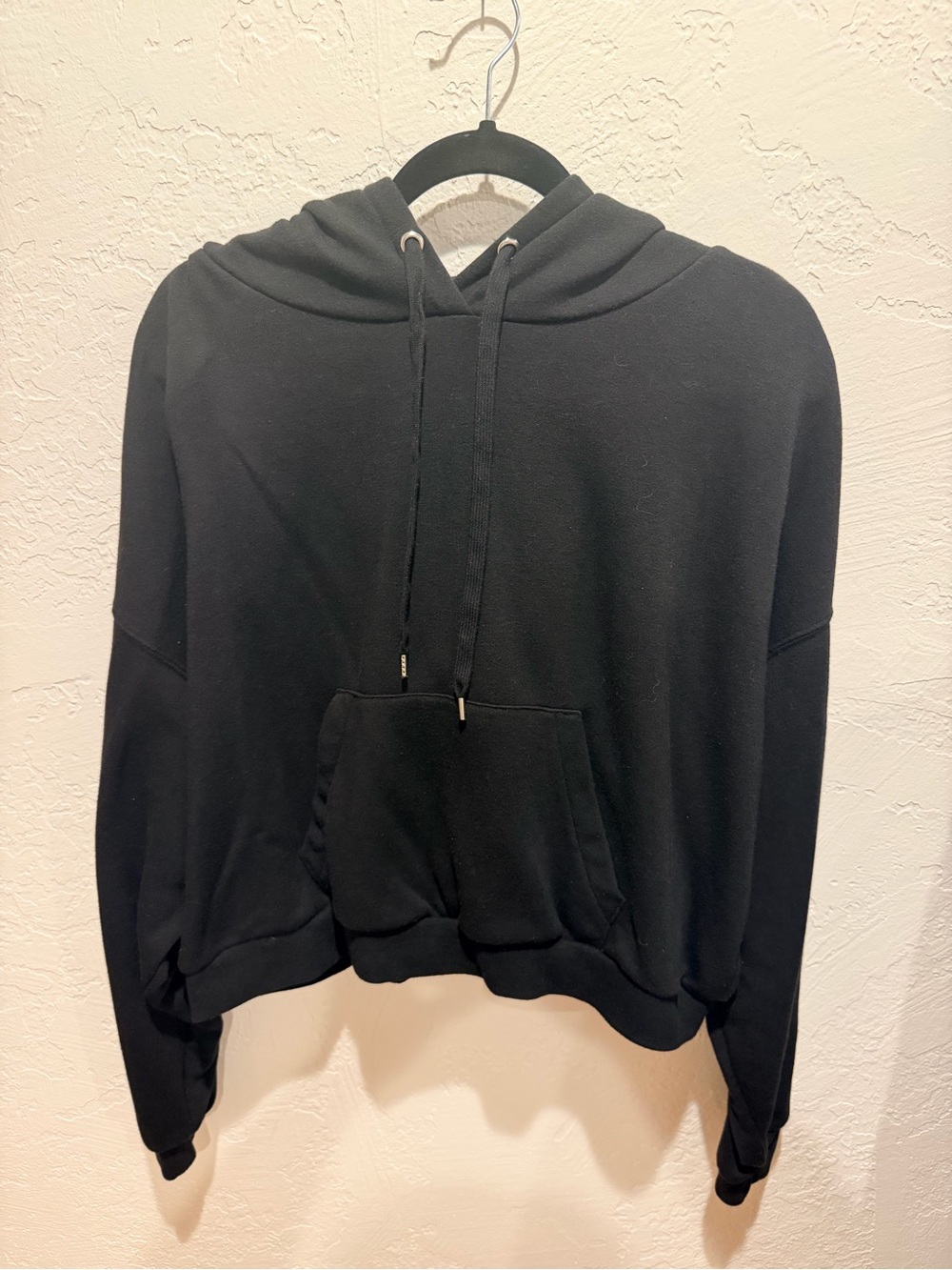 H&M Black Crewneck Hoodie Sweater